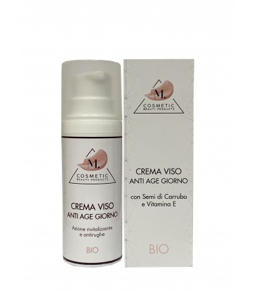 Crema Anti-Age Giorno con Semi di Carruba e Cocco